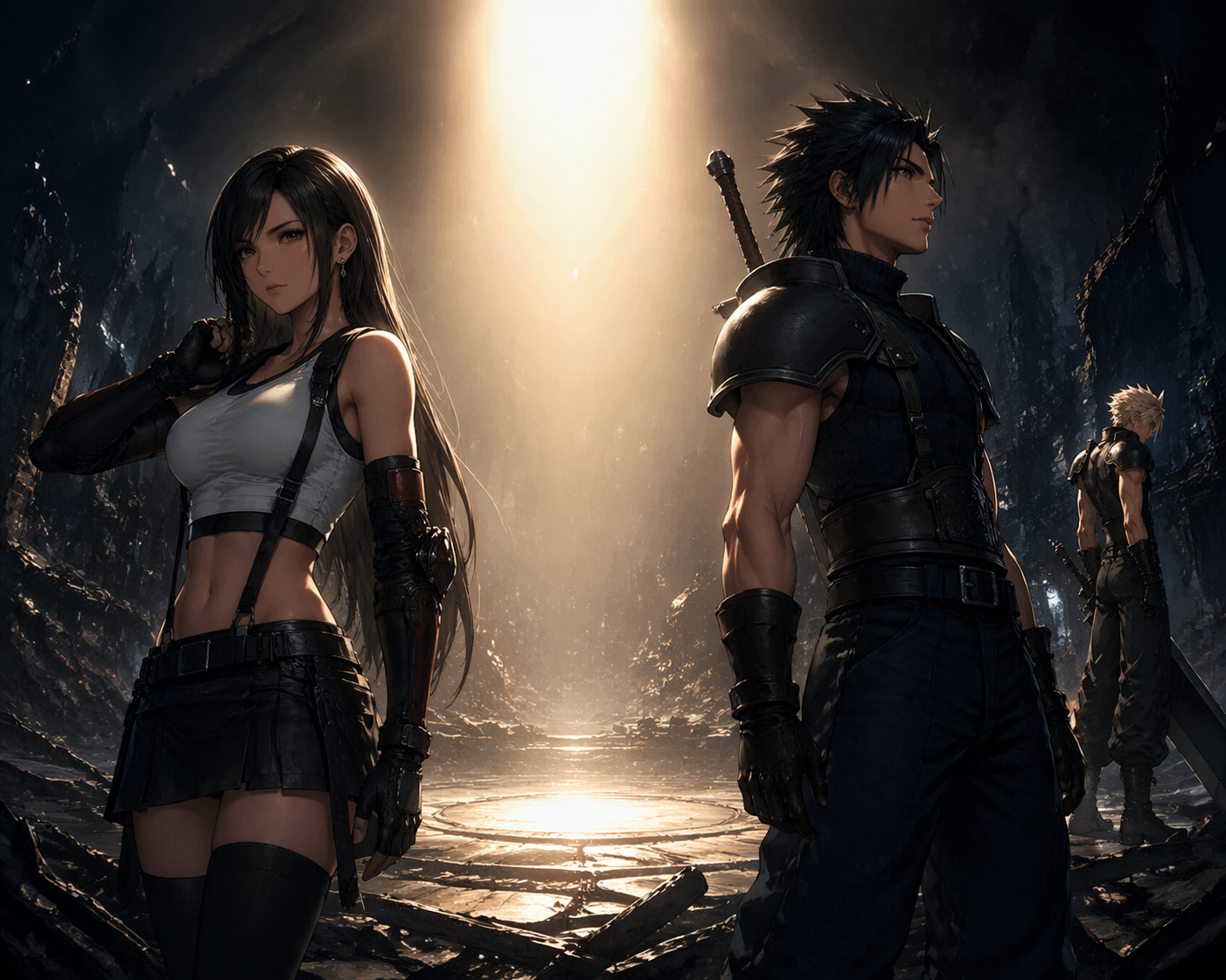 ザックスとティファ