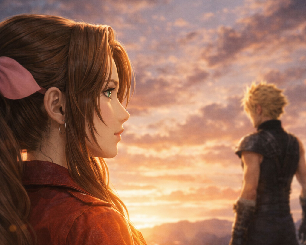 クラウドを探すエアリス