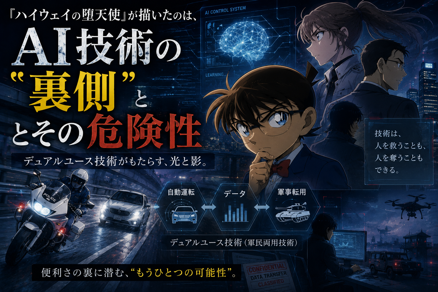 ハイウェイの堕天使と自動運転　AI技術
