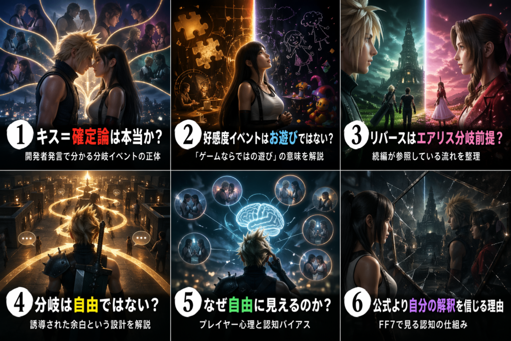 認知バイアス　FF7