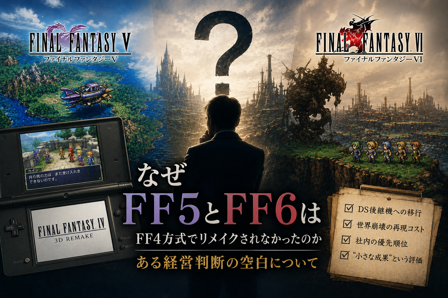 FF5とFF６リメイク