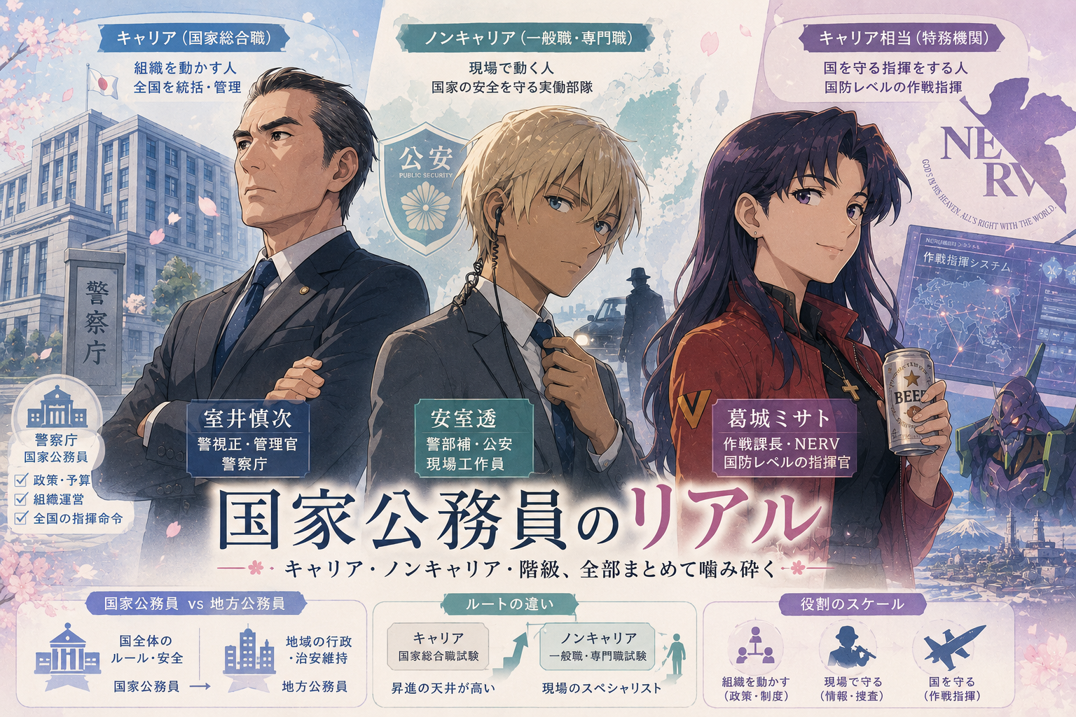 室井さん　安室さん　ミサトさん
