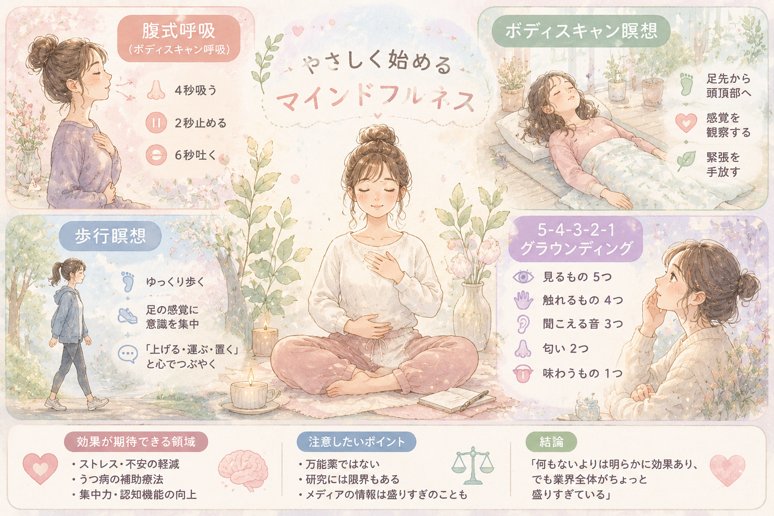 マインドフルネス　やりかた