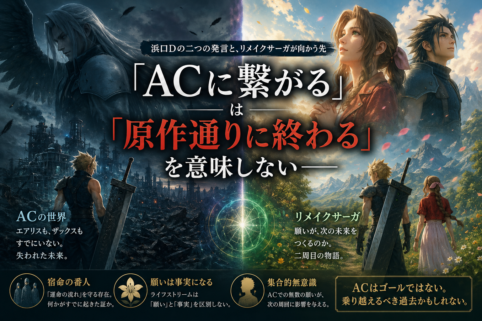 アドベントチルドレンは悲劇の未来？
